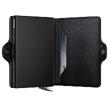Secrid Premium Twinwallet+ Emboss Lines Kartlık Cüzdan, Siyah - 3