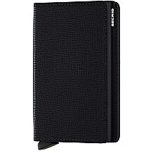 Secrid Slimwallet Crisple Cüzdan, Siyah - 1