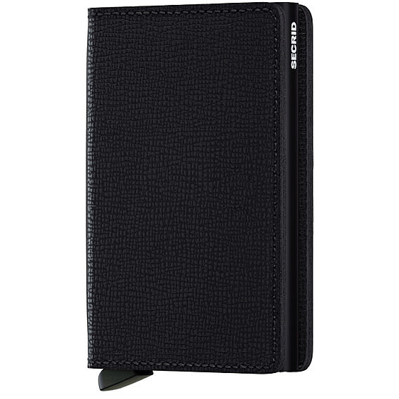 Secrid Slimwallet Crisple Cüzdan, Siyah - Secrid