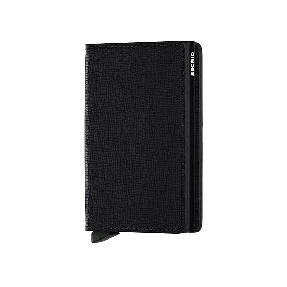 Secrid Slimwallet Crisple Kartlık Cüzdan, Siyah - Secrid