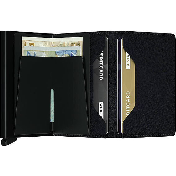 Secrid Slimwallet Crisple Kartlık Cüzdan, Siyah - 4