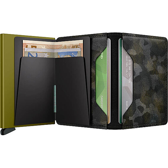 Secrid Slimwallet Jungle Kartlık Cüzdan, Siyah-Yeşil - 4