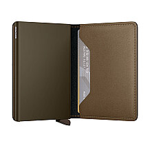 Secrid Slimwallet Matte Kartlık Cüzdan, Bronz - 3