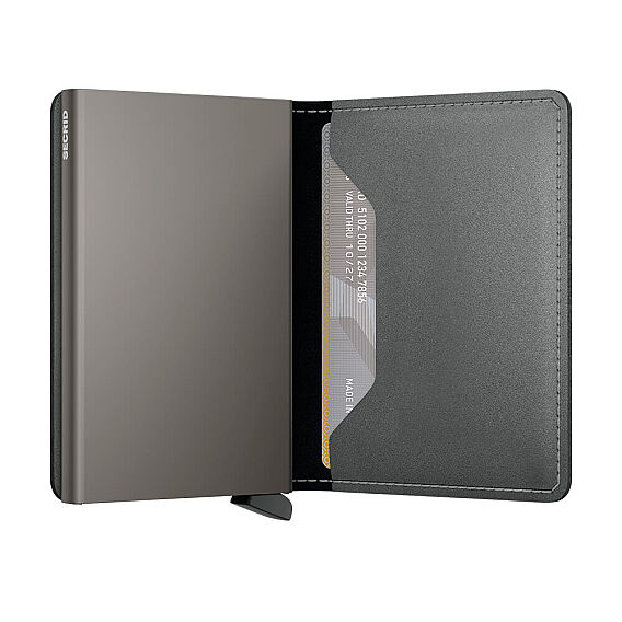 Secrid Slimwallet Matte Kartlık Cüzdan, Çelik - 3