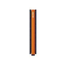 Secrid Slimwallet Matte Kartlık Cüzdan, Gece Mavisi-Turuncu - 2