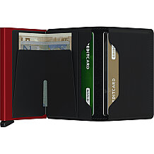Secrid Slimwallet Matte Cüzdan, Siyah-Kırmızı - 3