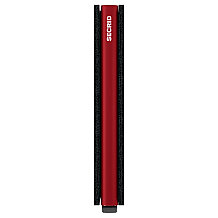Secrid Slimwallet Matte Cüzdan, Siyah-Kırmızı - 4