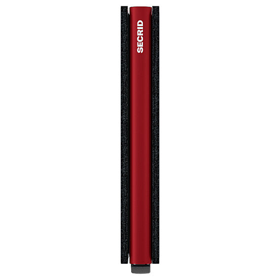 Secrid Slimwallet Matte Cüzdan, Siyah-Kırmızı - 4