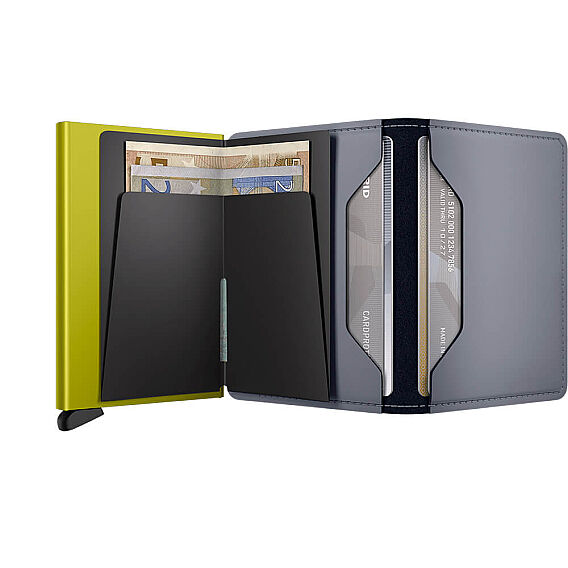 Secrid Slimwallet Matte Kartlık Cüzdan, Gri-Mavi - 4