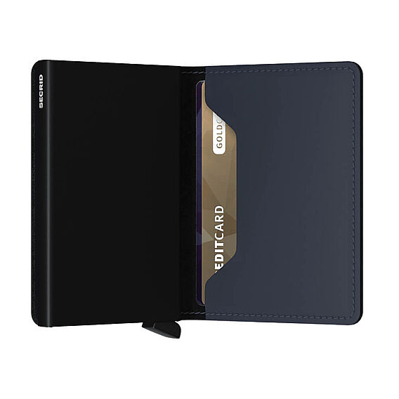 Secrid Slimwallet Matte Kartlık Cüzdan, Mavi - 3