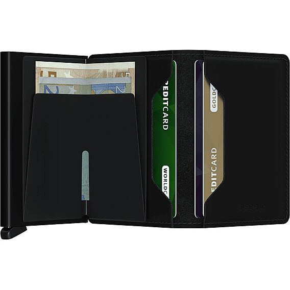 Secrid Slimwallet Matte Kartlık Cüzdan, Siyah - 4