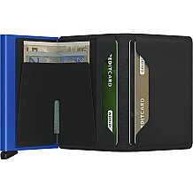 Secrid Slimwallet Matte Kartlık Cüzdan, Siyah-Mavi - 4