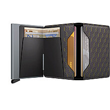 Secrid Slimwallet Optical Kartlık Cüzdan, Gri-Sarı - 4