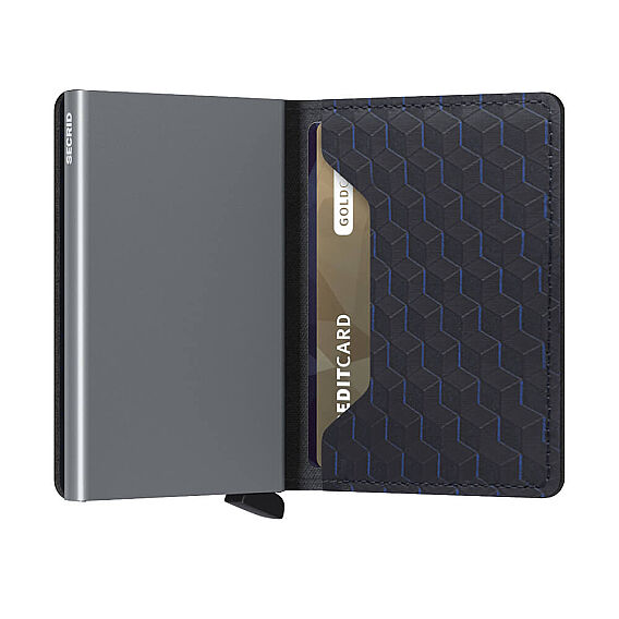 Secrid Slimwallet Optical Kartlık Cüzdan, Siyah-Titanyum - 3