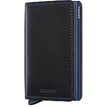 Secrid Slimwallet Original Cüzdan, Siyah-Lacivert - 1