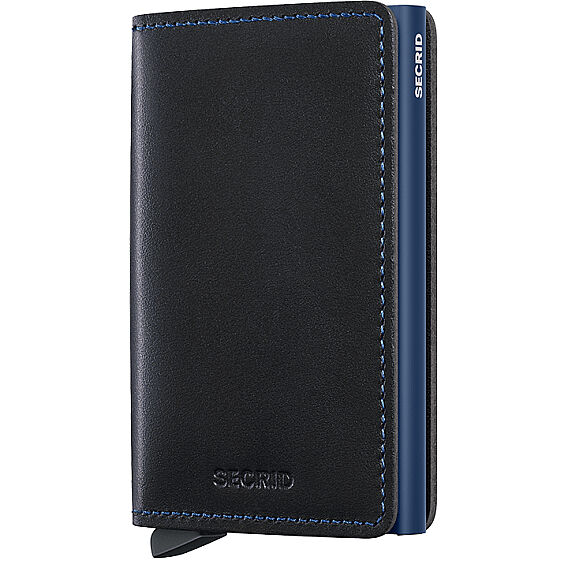 Secrid Slimwallet Original Cüzdan, Siyah-Lacivert - Secrid
