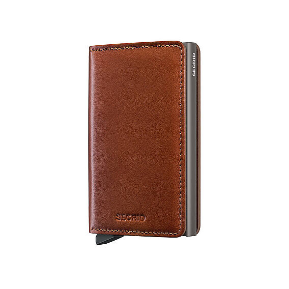 Secrid Slimwallet Texano Kartlık Cüzdan, Kahve - Secrid