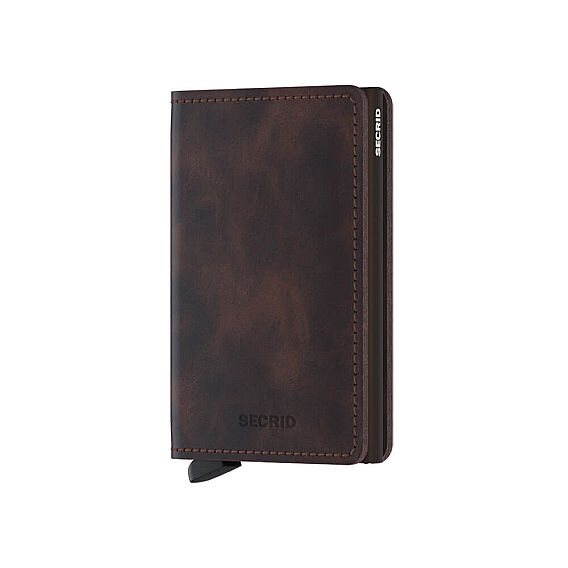 Secrid Slimwallet Vintage Kartlık Cüzdan, Kahve - Secrid