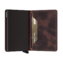 Secrid Slimwallet Vintage Kartlık Cüzdan, Kahve - 3