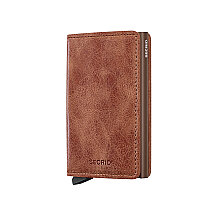 Secrid Slimwallet Vintage Kartlık Cüzdan, Kahve - 1