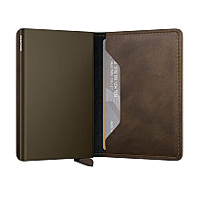 Secrid Slimwallet Vintage Kartlık Cüzdan, Koyu Kahve - 3