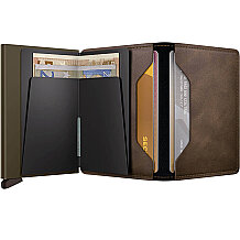 Secrid Slimwallet Vintage Kartlık Cüzdan, Koyu Kahve - 4