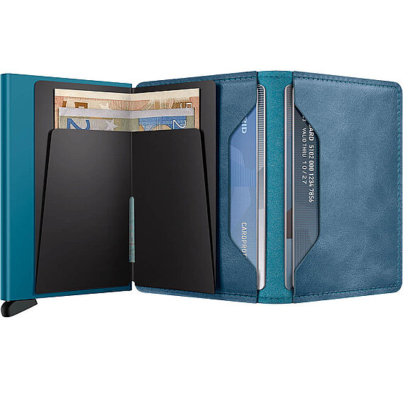 Secrid Slimwallet Vintage Kartlık Cüzdan, Mavi - 4