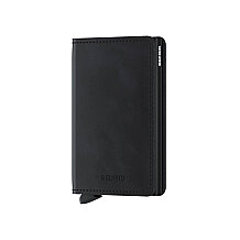 Secrid Slimwallet Vintage Kartlık Cüzdan, Siyah - 1