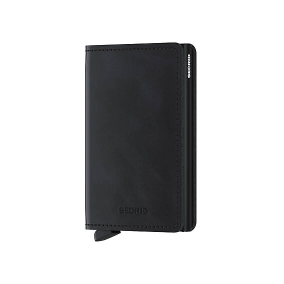 Secrid Slimwallet Vintage Kartlık Cüzdan, Siyah - Secrid