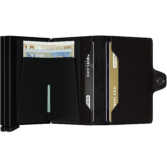 Secrid Twinwallet Crisple Cüzdan, Siyah - 3