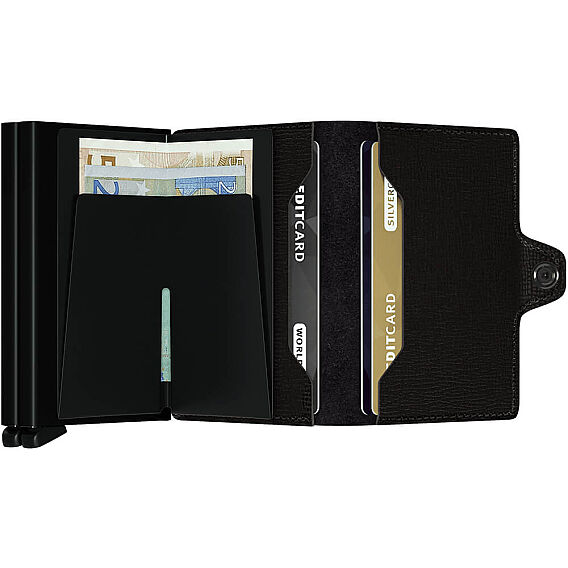 Secrid Twinwallet Crisple Kartlık Cüzdan, Siyah - 4
