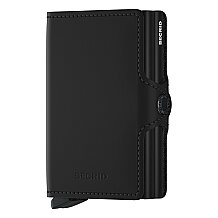 Secrid Twinwallet Matte Cüzdan, Siyah - 1