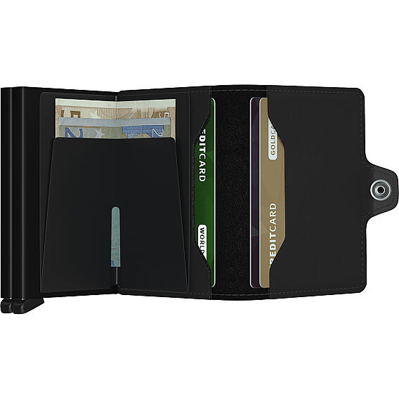 Secrid Twinwallet Matte Cüzdan, Siyah - 3