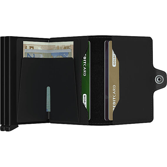 Secrid Twinwallet Matte Kartlık Cüzdan, Siyah - 4