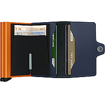 Secrid Twinwallet Matte Kartlık Cüzdan, Mavi-Turuncu - 4