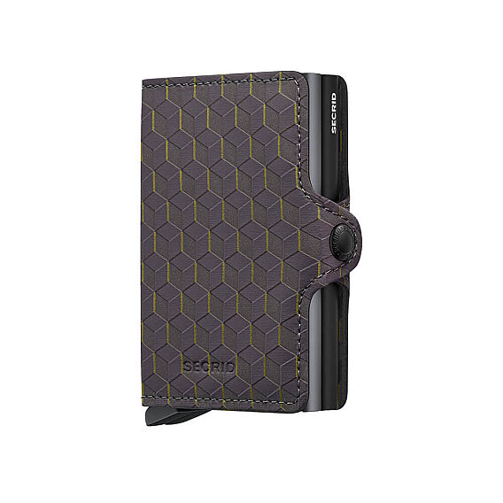 Secrid Twinwallet Optical Kartlık Cüzdan, Gri-Sarı - Secrid