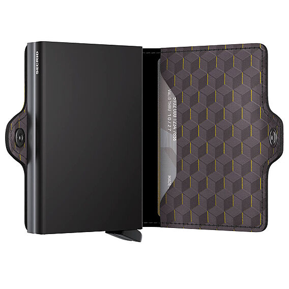 Secrid Twinwallet Optical Kartlık Cüzdan, Gri-Sarı - 3