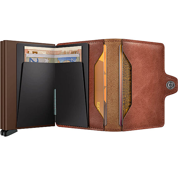Secrid Twinwallet Vintage Kartlık Cüzdan, Kahve - 4