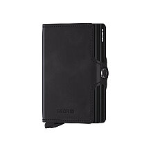 Secrid Twinwallet Vintage Kartlık Cüzdan, Siyah - 1