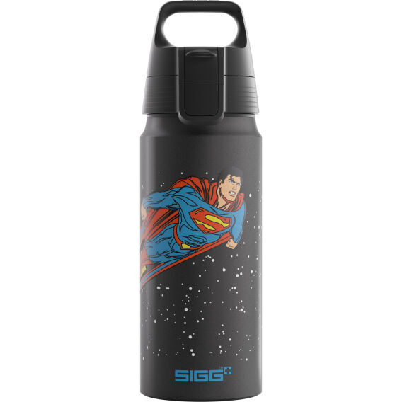 Sigg 6189.80 WMB One 0,6L Çocuk Matara, Superman Black - Sigg