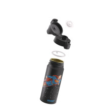 Sigg 6189.80 WMB One 0,6L Çocuk Matara, Superman Black - 4
