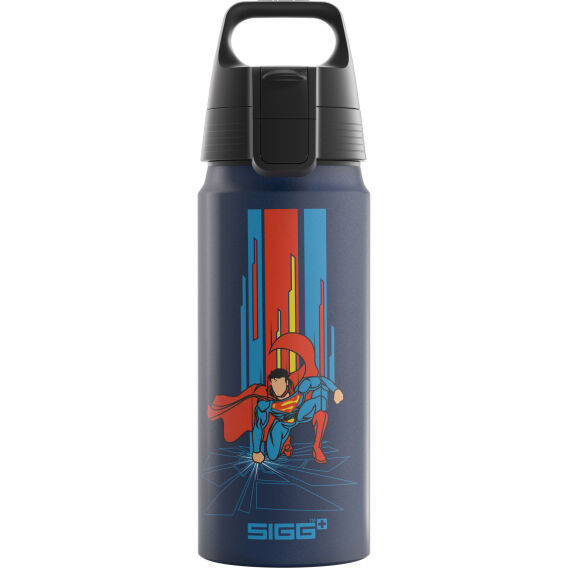 Sigg 6189.90 WMB One 0,6L Çocuk Matara, Superman Blue - Sigg