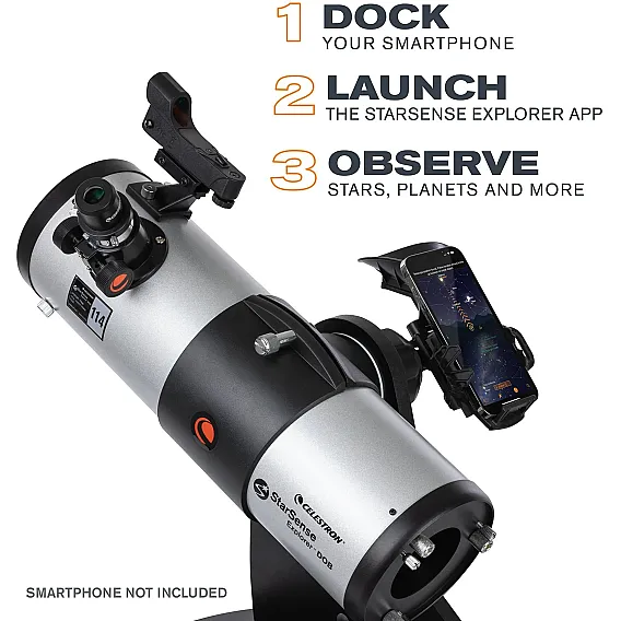 Celestron 22480 StarSense Explorer 114mm Dobsonian Teleskop - 2