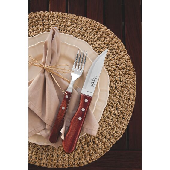 Tramontina 21116-075 12li Jumbo Biftek-Steak Bıçağı Seti - 2