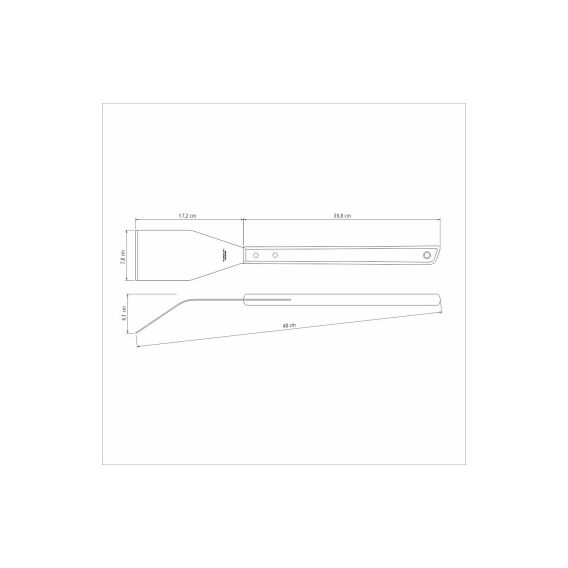 Tramontina 26441-100 48cm Barbekü Spatulası - 3