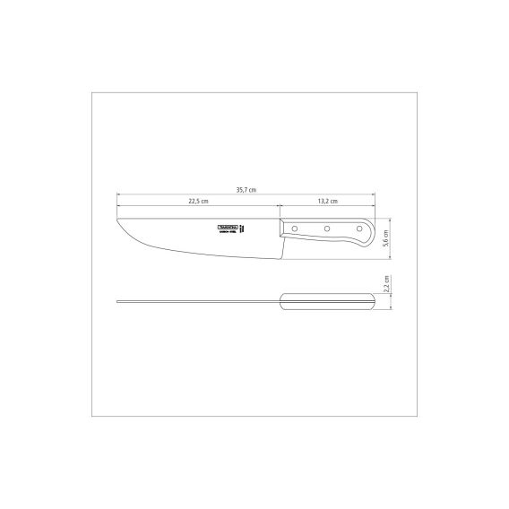 Tramontina 23cm Kasap Bıçağı - 2