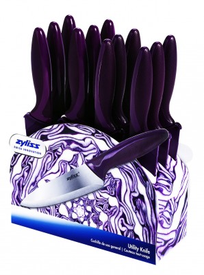 Zyliss E71760 Doğrama ve Dilimleme Bıçağı, 12li Stand - 1