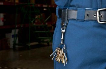 Key-Bak 0306-139 Bolt Snap Deri Kemer Kayışlı Anahtarlık Halkası - 3
