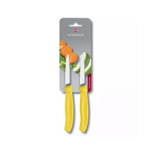 Victorinox 6.7606.L118B 8cm Sarı 2li Düz Soyma Bıçağı, Blisterli Paket - 1