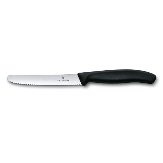 ​​​​​​​​​​​​​​​​​​​​​​​​​​​Victorinox 6.7833 11cm Siyah Domates ve Sofra Bıçağı - 1